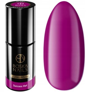 Boska Nails Lakier Hybrydowy do paznokci fioletowy No 387 Succes Hat