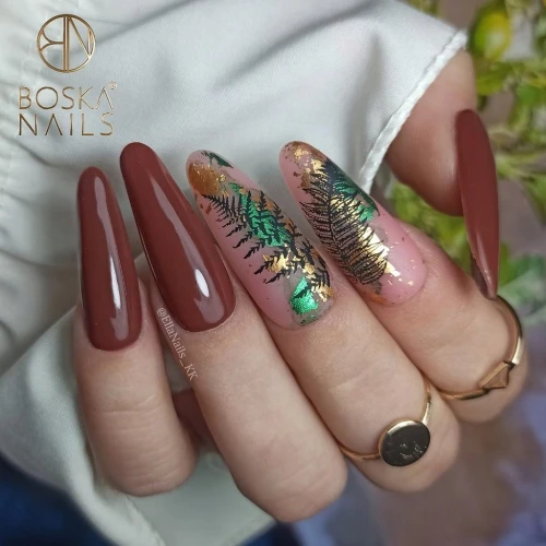 Boska Nails Lakier Hybrydowy do paznokci czekoladowy No 377 Oak Tree