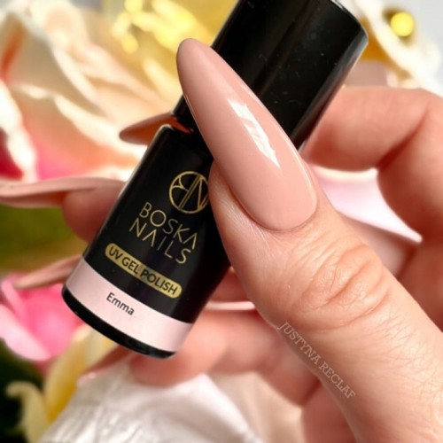 Boska Nails Lakier Hybrydowy do paznokci nude beżowy No 315 Divine Emma