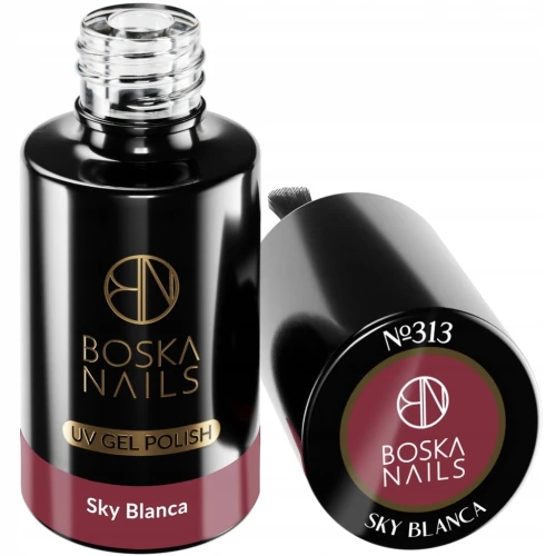 Boska Nails Lakier Hybrydowy do paznokci brudny róż No 313 Sky Blanca