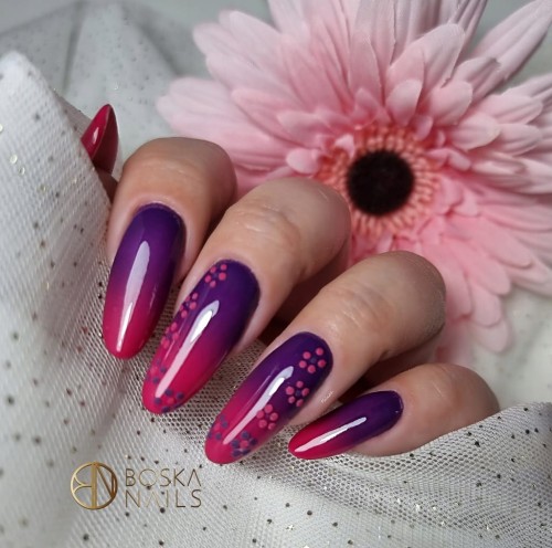 Boska Nails Lakier Hybrydowy do paznokci śliwkowy No 312 Purple Fig