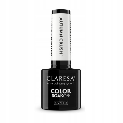 Claresa Lakier Hybrydowy Autumn Crush 1 mleczny beż perłowy połysk 5 ml