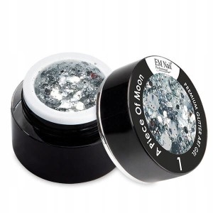 Żel do zdobień EM Nail Paint Premium Glitter Art Gel A Piece of Moon 1