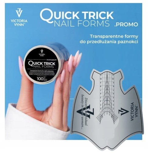 Szablony do przedłużania paznokci Victoria Vynn 100 szt.