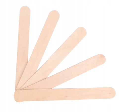 SZPATUŁKI DREWNIANE DO WOSKU / DEPILACJI 100SZT