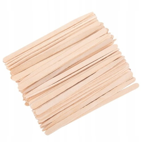 Szpatułka do wosku drewniana Eko-Higiena 100 szt.