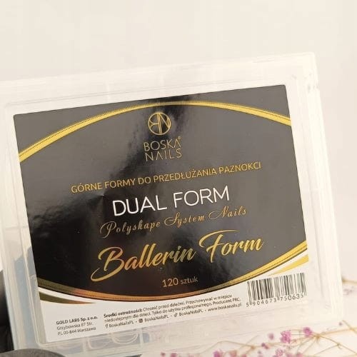Formy do paznokci Boska Nails BALLERIN DUAL FORM 120 szt.