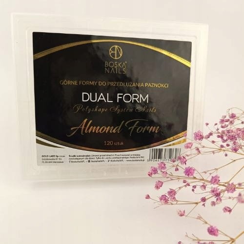 Formy do przedłużania paznokci Boska Nails MIGDAŁ almond DUAL FORM 120 szt