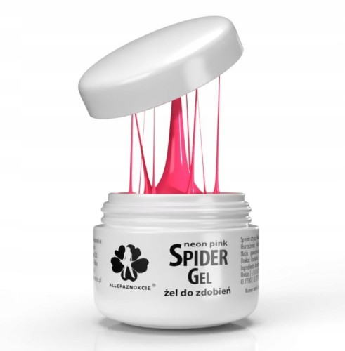 Żel do zdobień SPIDER GEL Allepaznokcie Neon Pink 3ml