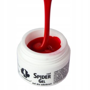 Żel do zdobień Spider Gel czerwony red 3ml