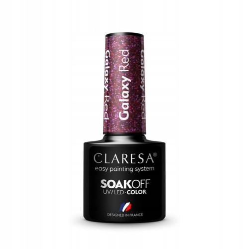CLARESA LAKIER HYBRYDOWY GALAXY RED 5 g