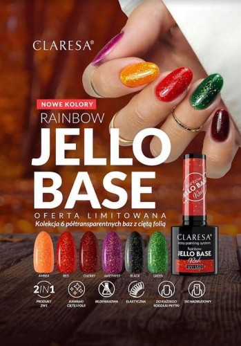 CLARESA RAINBOW JELLO BASE RED 5g