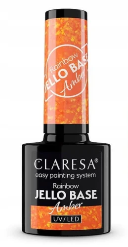 CLARESA RAINBOW JELLO BASE AMBER/POMARAŃCZOWY 5g