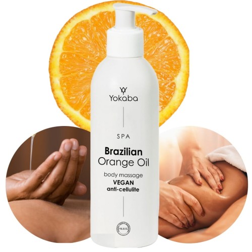 Yokaba SPA Brazilian Orange Anti-Cellulite Massage Oil olej do masażu 500ml