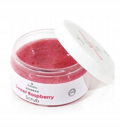 Yokaba Sweet Raspberry Scrub Essence Malinowy Peeling do Ciała 250 g