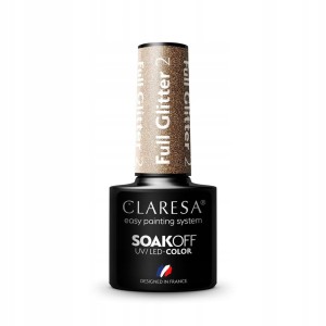 CLARESA LAKIER HYBRYDOWY FULL GLITTER 2 5 g