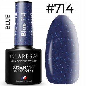CLARESA LAKIER HYBRYDOWY BLUE 714 - 5 g