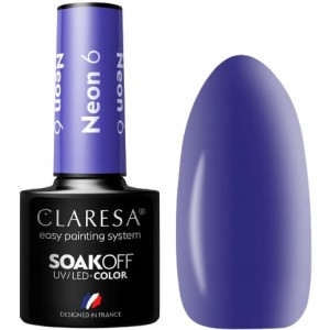 CLARESA LAKIER HYBRYDOWY NEON 6 - 5 g