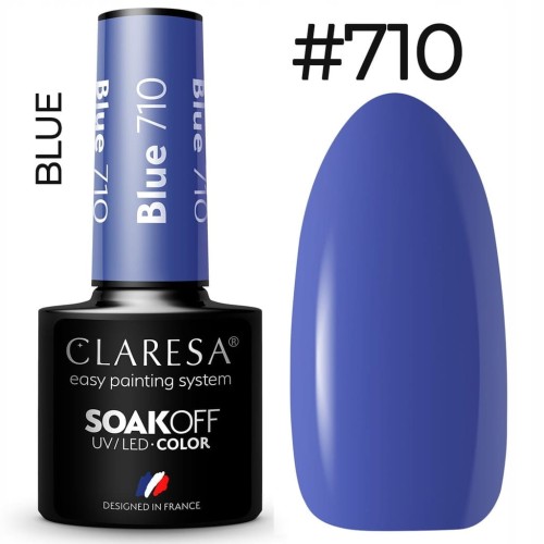 Claresa Lakier Hybrydowy Blue 710 – 5 g