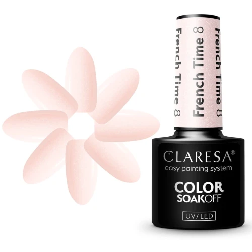 Claresa Lakier Hybrydowy French Time 8 – 5 g
