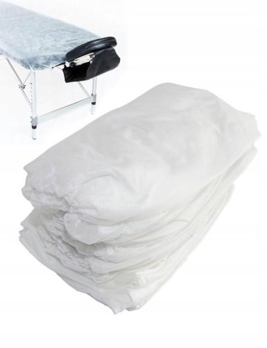 Prześcieradła włókninowe Eko-Higiena 100 x 220 cm białe 10 sztuk/OP