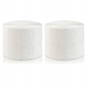 Waciki bezpyłowe Zelletten 12-warstwowe 5×4 cm – 2 rolki po 500 sztuk