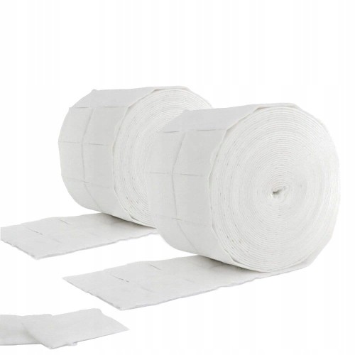Waciki bezpyłowe Zelletten 12-warstwowe 5×4 cm – 2 rolki po 500 sztuk