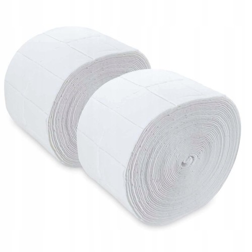 Waciki bezpyłowe Zelletten 12-warstwowe 5×4 cm – 2 rolki po 500 sztuk