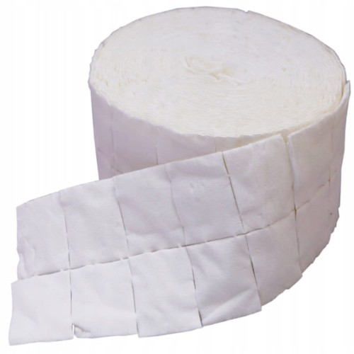 Waciki bezpyłowe Zelletten 12-warstwowe 5×4 cm – 2 rolki po 500 sztuk