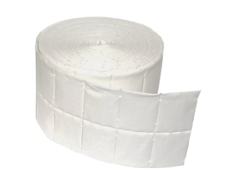 Waciki bezpyłowe Zelletten 12-warstwowe 5×4 cm – 2 rolki po 500 sztuk