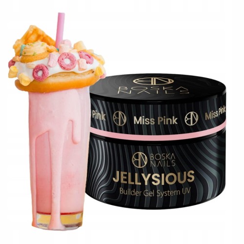 Boska Nails GALARETKA żel budujący Miss Pink -  15ml