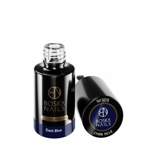 Boska Nails lakier hybrydowy Divine Dark Blue nr 305 6 ml