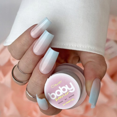 Żel 3w1 do Zdobień Baby Boomer Artistic Gel Ombre Paint P05 „Bluelle”