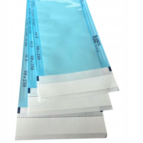 Blanco Puro – Torebki do sterylizacji samoprzylepne 90×230 mm, 200 szt.