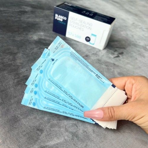 Blanco Puro – Torebki do sterylizacji samoprzylepne 57×100 mm, 200 szt.