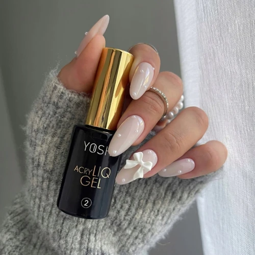 Yoshi ACRYLIQ GEL płynny akrylożel do paznokci w butelce z pędzelkiem #2