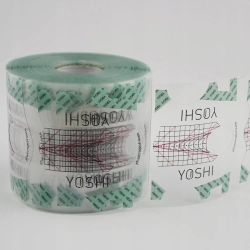 YOSHI PLASTIKOWE FORMY SZABLONY DO PRZEDŁUŻANIA PAZNOKCI CLEAR 400 szt.