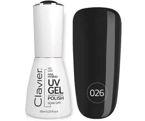 Lakier hybrydowy Clavier Czerń 026