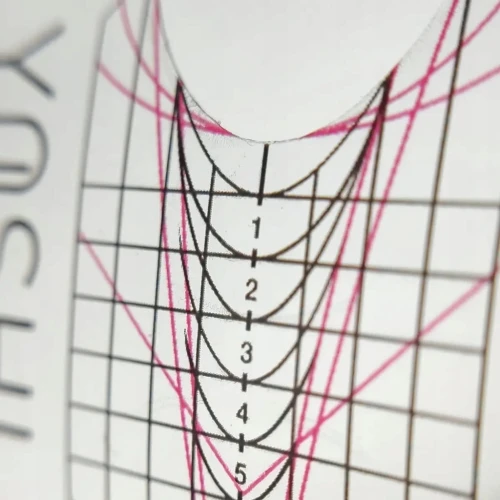 YOSHI PLASTIKOWE FORMY SZABLONY DO PRZEDŁUŻANIA PAZNOKCI CLEAR 400 szt.