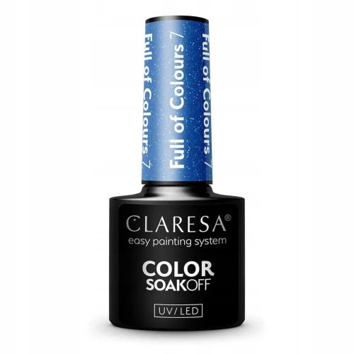 CLARESA LAKIER HYBRYDOWY FULL OF COLOURS 7 - 5 g