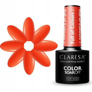 CLARESA LAKIER HYBRYDOWY FULL OF COLOURS 2 - 5 g