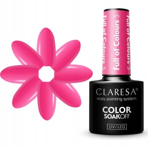 CLARESA LAKIER HYBRYDOWY FULL OF COLOURS 3 - 5 g