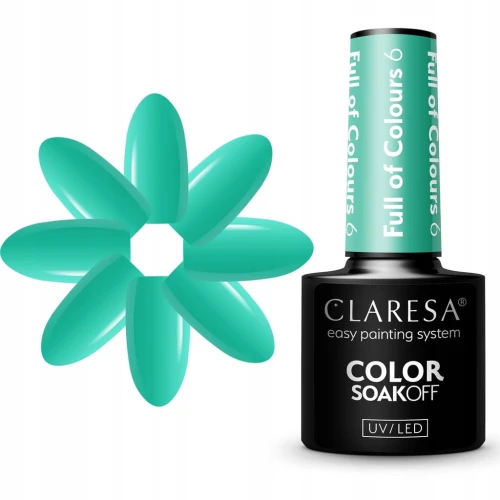 Claresa Lakier hybrydowy Full of colours 6 - 5g