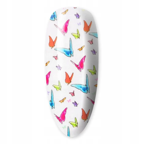 Folia Transferowa Do Paznokci Hybryd Żeli 100cm Butterflies Motyle Nr22