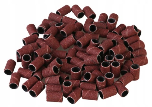 Nakładki ścierne gradacja 120 8 mm brązowe 100 szt.