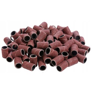 Nakładki ścierne gradacja 120 8 mm brązowe 100 szt.