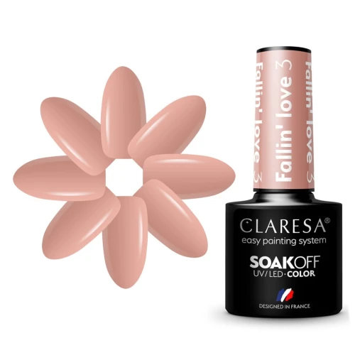 CLARESA LAKIER HYBRYDOWY FALLIN LOVE 3 - 5 g