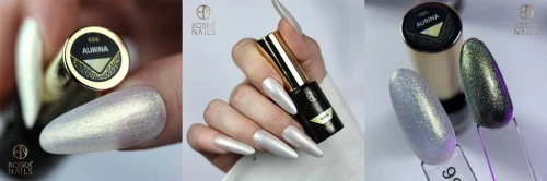 Boska Nails lakier hybrydowy Cosmic Glow Aurina nr 486 6 ml