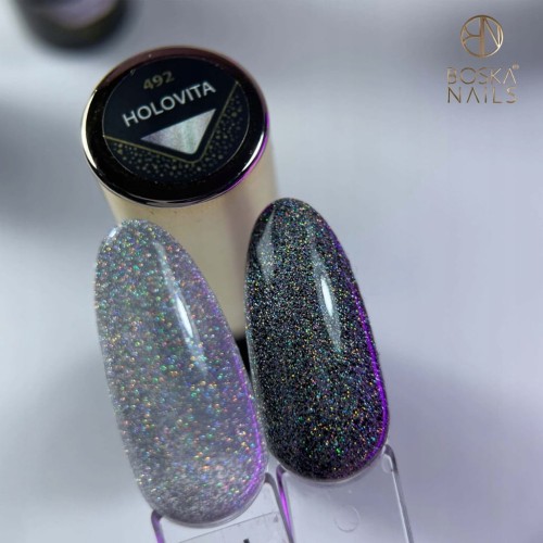 Boska Nails lakier hybrydowy Cosmic Glow Holovita nr 492 6 ml