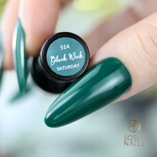 Lakier hybrydowy Black Week Saturday no 514 Boska Nails 6 ml